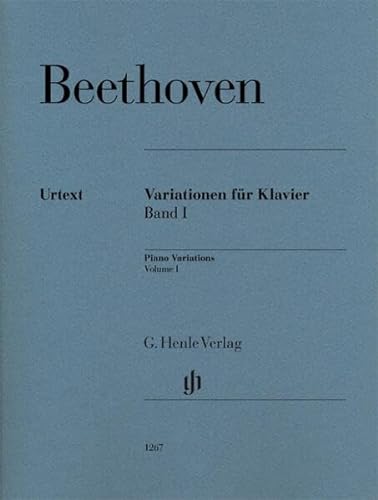 Variationen für Klavier, Band I; revidierte Ausgabe: Besetzung: Klavier zu zwei Händen (G. Henle Urtext-Ausgabe) von HENLE